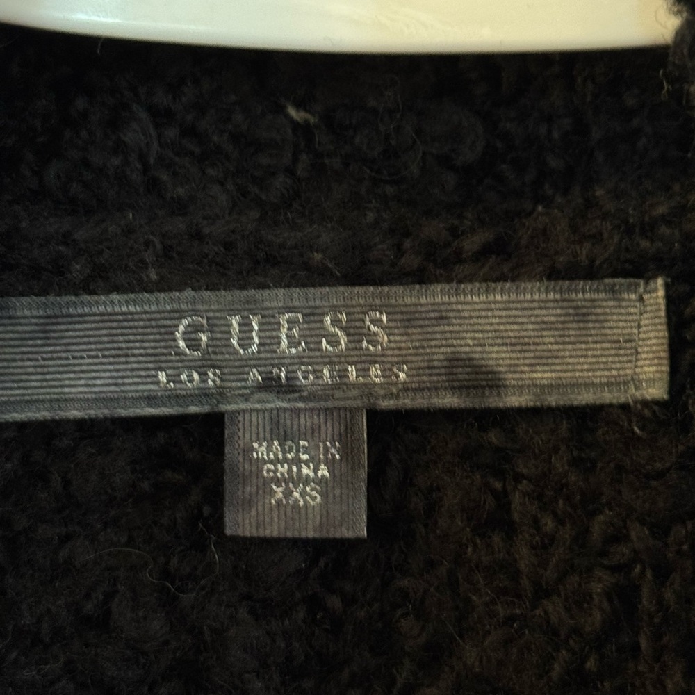 Guess Black Textured Sweater